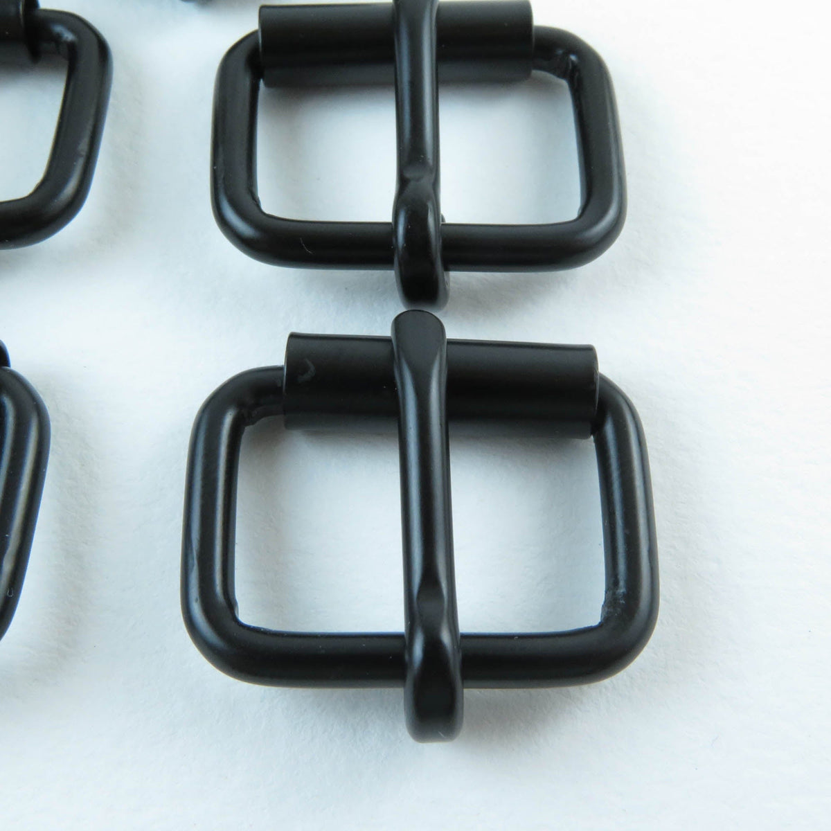 20 mm Matte Black/ Oxide Black Single Roller buckles